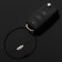 TORSO keychain, steel cable, 20 cm, black
