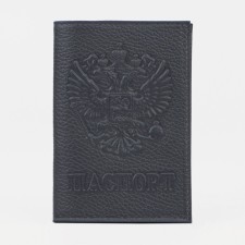 Cover for passport, graphite color