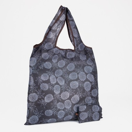 Household bag without fastener, black color