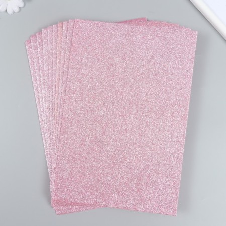 Glitter felt 20x30 cm 2 mm, tea rose