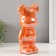 Piggy bank Ceramics "Bear" orange chameleon 9.5x14x25 cm