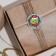 Paper stickers "letter", for gifts, 9 x 16 cm, new year
