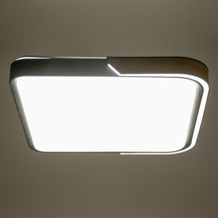 Moden Quadro chandelier LED 80W 3000-6000k DDD wood-black 50x50x8cm Bayerlux-2