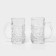 Set of glass mugs, 355 ml, d = 7.4 cm, h = 11.3 cm, 2 pcs