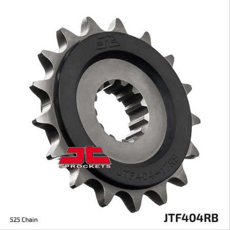 Leading star, JT404.17RB, with a damper, chain 525, 17 teeth