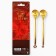 Gift set of spoons with suspensions "dear mom and dad", 2 pcs., 15.8 x 2.5 cm
