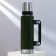 Thermos "conquer", 1.2 l, green, retains heat of 16-18 hours