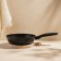 Aluminum pan with high side SL Home, D = 24 cm, h = 6.3 cm, anti -stick coating, induction, black color