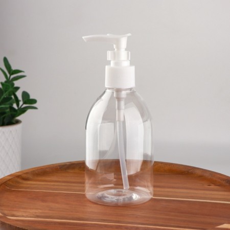 A bottle for storage, with a dispenser, 270 ml, white/transparent color-2