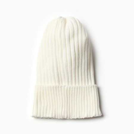Hat for girls, milk color, size 48-52-2