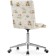 Computer chair of quadro s40-15 metal/fabric, chrome/white 42x57x86 cm