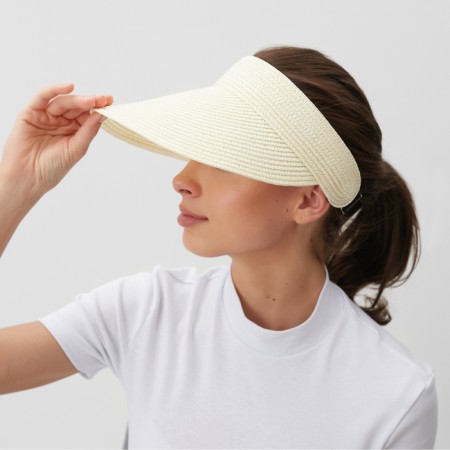 Female visor minaku, Milk color, rr 58-1