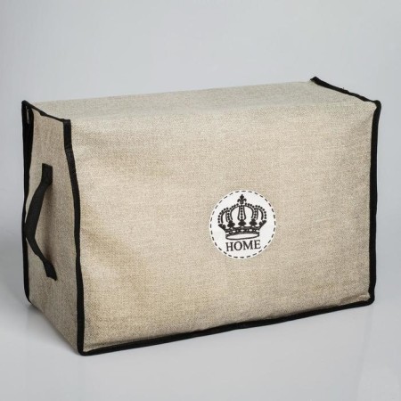 Organizer for storage, coffee for linen with PVC-fat "Home", 43 x 28.5 x 20 cm.-2