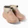 Half -boots insulated women 4x4, beige color, size 36