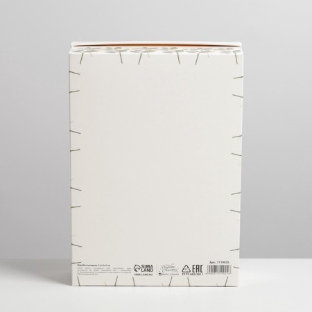 Gift folding box, packaging, “March 8”, 21 x 15 x 7 cm-5