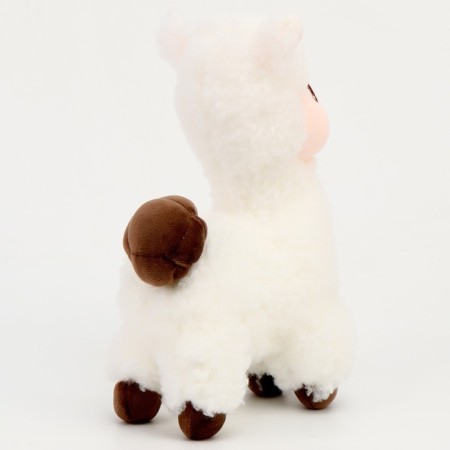 Soft toy "Lama", 25 cm, white color-2