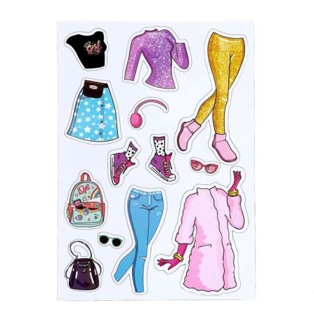 Magnetic game "Fashion season"-4