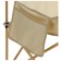 Folding chair 65 x 58 x 66 cm, up to 120 kg, beige color