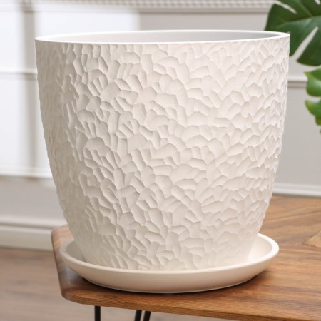 Flower pot "Mango white bud No. 8", 22 l