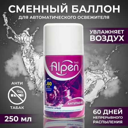 Fixed cylinder for ALPEN automatic freshener, anti -Babak, 250 ml