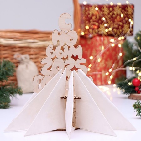 Salphell "Christmas tree with gifts with the new 2025 year", 13x24x8 cm-2