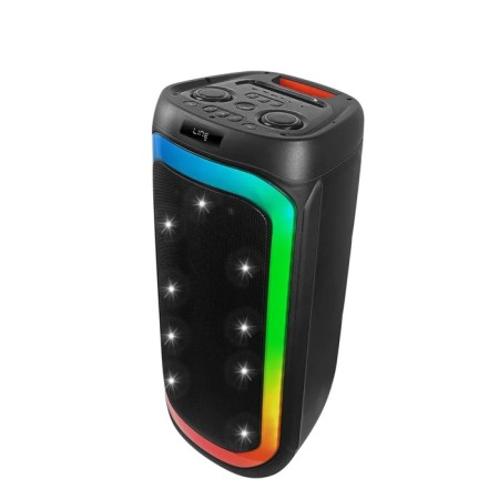 Portable karaoke system Eltronic Fire Box 1000 (30-09), 100 W, TWS, AUX, USB, BT, Black