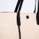 Zipper bag with lightning, beige color