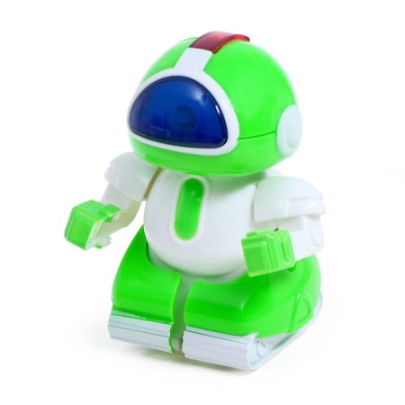 Robot radio -controlled "minibot", light effects, green color-3