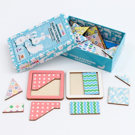 Board game "Fascinating squares"-10