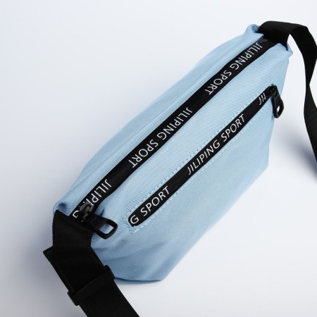 Youth bag with lightning, blue color-6