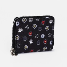 Lightning wallet, card for cards, for coins, black color