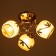 Jeannet chandelier 3x40W E27 Gold Model: 2800064