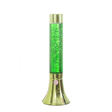 Lava-lamp "cylinder" 1x30W E14-R39 (sparkles) green 12x12x37cm-7