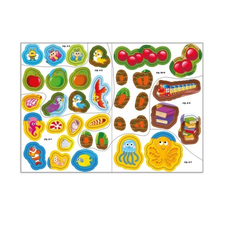 Stickers set No. 1, 6 pcs. 12 pp., A5 format-7