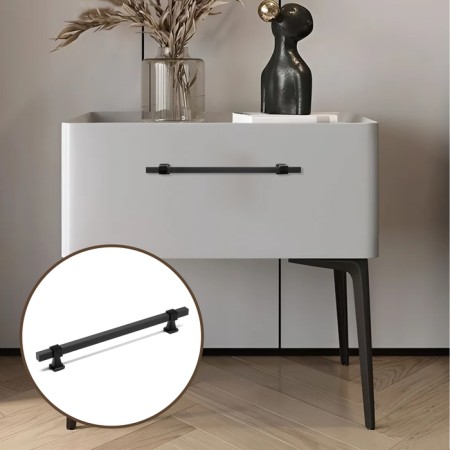 Cappio RSC105 bracket handle, aluminum, m/o 192, black color