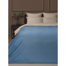 Texrepublic blanket, size 200x220 cm, blue color