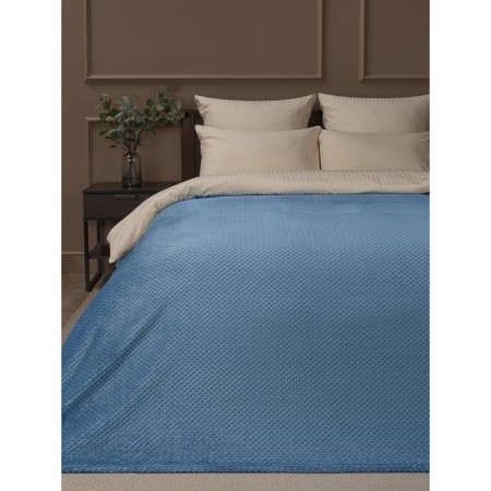 Texrepublic blanket, size 200x220 cm, blue color