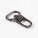 Metal carbine, 41 × 25 mm, 5 pcs, black nickel color