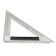 Triangular ruler Deli DL303200 104521, stainless steel, 200 mm