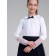 PlayTode Blouse for girls, height 164 cm, white color