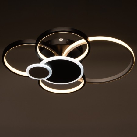 Cialogs from PDU 1895/6 LED 124W Dimmer black and white 59x49x11.5 cm Bayerlux-4