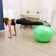 Fitball ONLYTOP, D = 85 cm, 1400 g, anti -wings, green color
