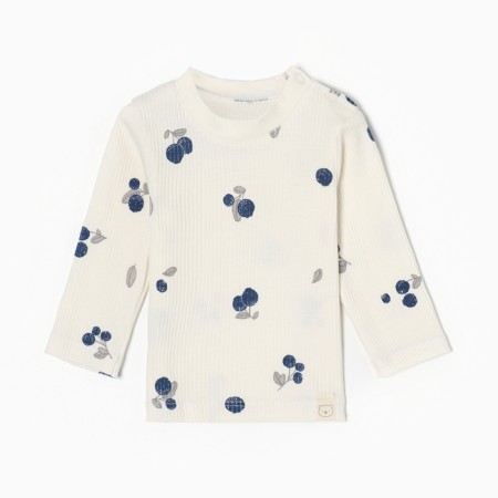 T -shirt with DL. Sleeve crumb I am Blueberry p. 86-92, milk