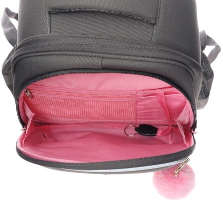 Grizzly frame backpack, 36 x 28 x 20 cm, LED backlight with a key fob, gray-8