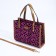Bag Female Tout with zipper, pink color