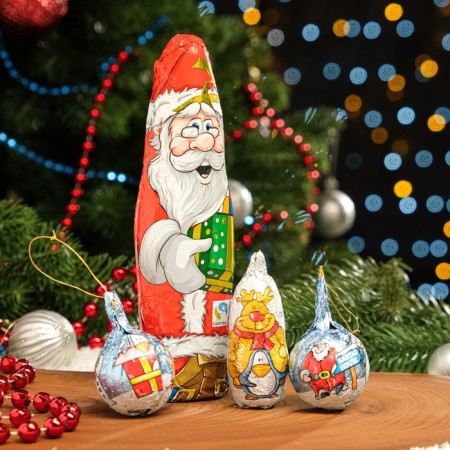 Milk Figure Chocolate "New Year's toys", 100 g
