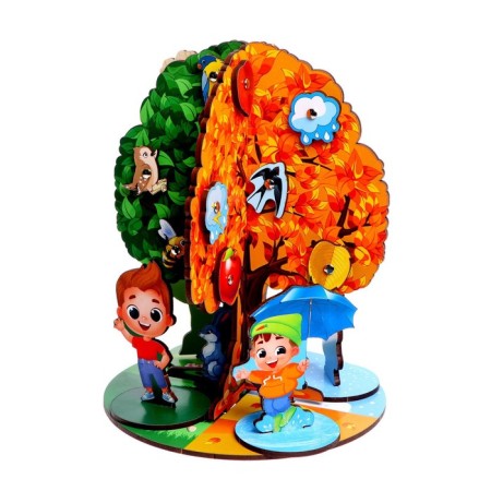 Board game "Magnetic apple tree"-3