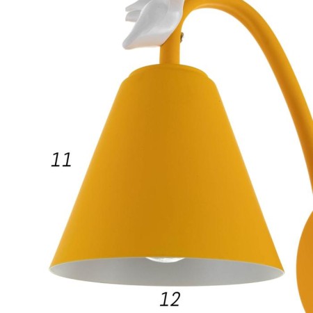 Sconces "Deer" 1khe27 40w yellow 22x12x34.5 cm-5