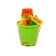 Set for playing in sand No. 527: large bucket, shovel No. 5, robberies No. 5, molds