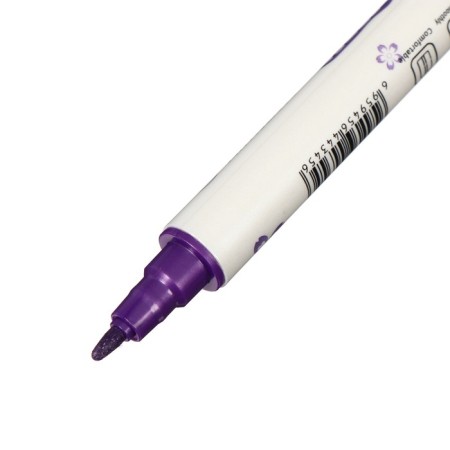 Set of markers, bilateral, metallic colors, 5 colors-3